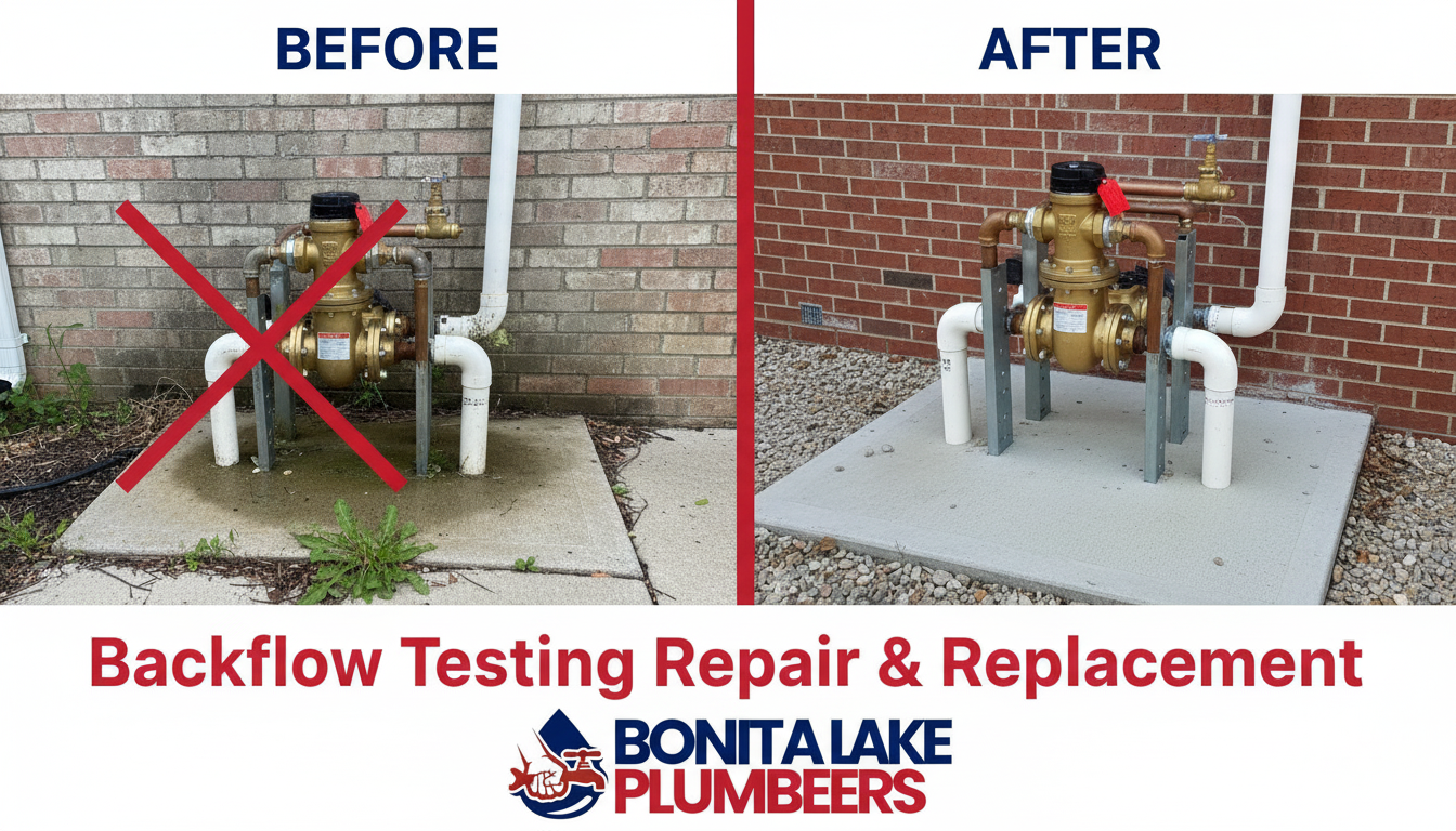 Backflow Testing Repair and Replacement in Lakewood CO - Bonita Lake Plumbers