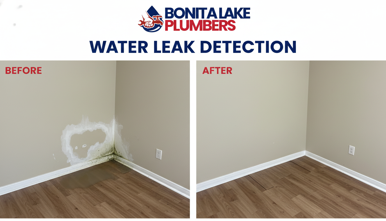 Water Leak Detection in Lakewood CO — Before and After by Bonita Lake Plumbers